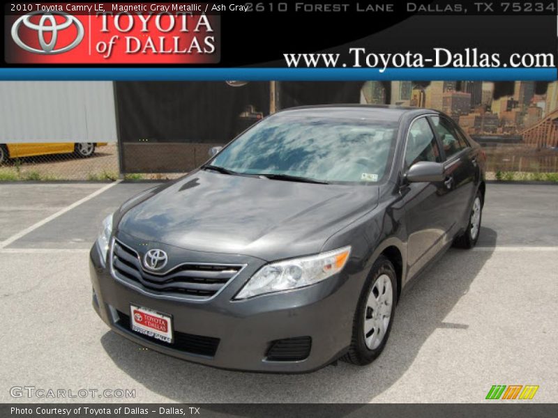 Magnetic Gray Metallic / Ash Gray 2010 Toyota Camry LE