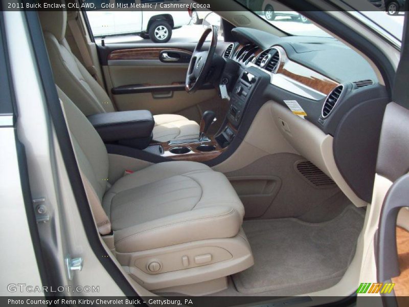 Gold Mist Metallic / Cashmere/Cocoa 2011 Buick Enclave CXL AWD