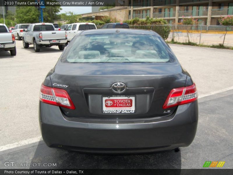 Magnetic Gray Metallic / Ash Gray 2010 Toyota Camry LE