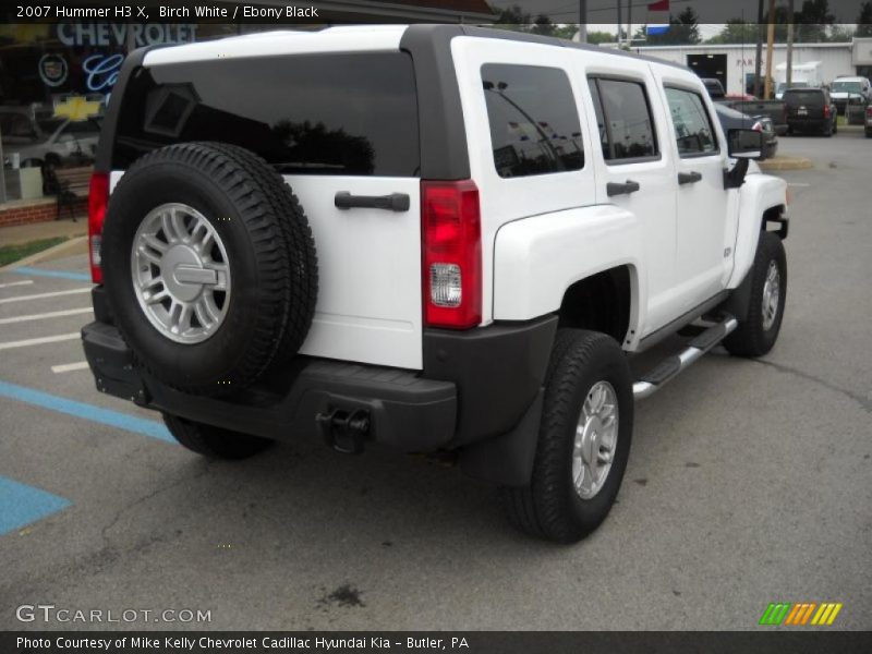 Birch White / Ebony Black 2007 Hummer H3 X