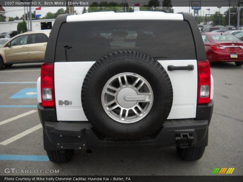 Birch White / Ebony Black 2007 Hummer H3 X