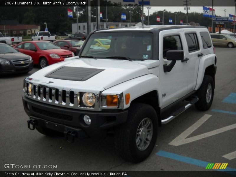 Birch White / Ebony Black 2007 Hummer H3 X