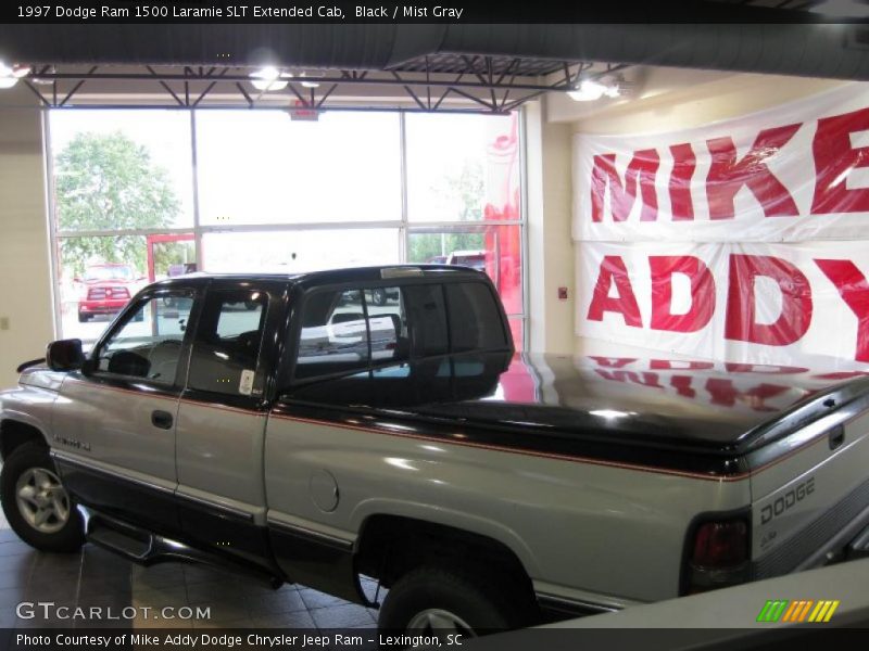 Black / Mist Gray 1997 Dodge Ram 1500 Laramie SLT Extended Cab