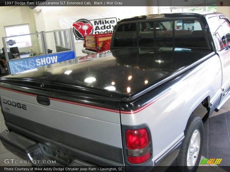 Black / Mist Gray 1997 Dodge Ram 1500 Laramie SLT Extended Cab