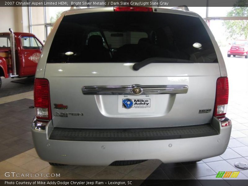 Bright Silver Metallic / Dark Slate Gray/Light Slate Gray 2007 Chrysler Aspen Limited HEMI