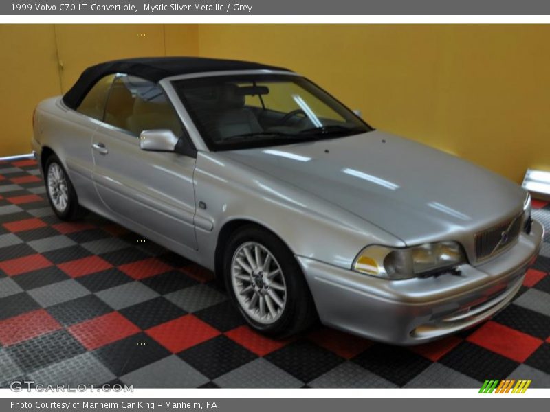 Mystic Silver Metallic / Grey 1999 Volvo C70 LT Convertible