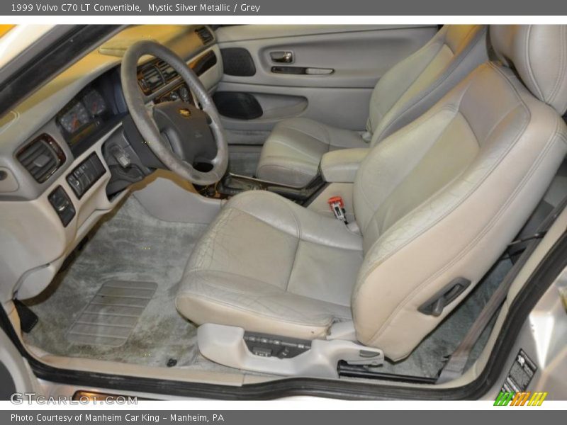 Mystic Silver Metallic / Grey 1999 Volvo C70 LT Convertible
