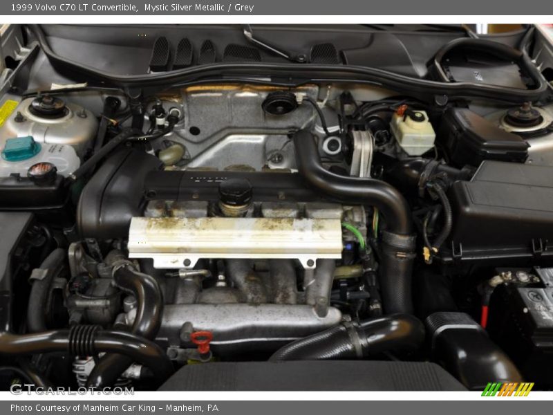 Mystic Silver Metallic / Grey 1999 Volvo C70 LT Convertible