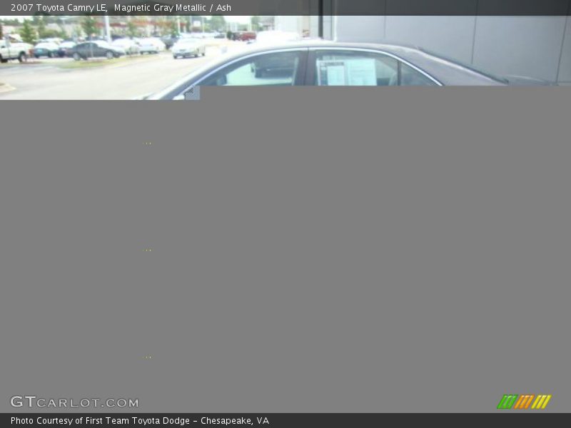 Magnetic Gray Metallic / Ash 2007 Toyota Camry LE