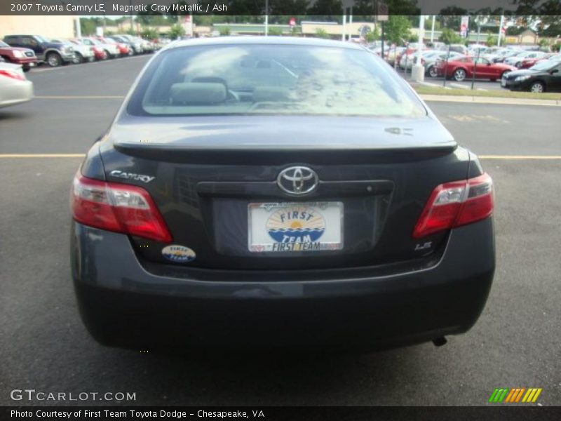 Magnetic Gray Metallic / Ash 2007 Toyota Camry LE