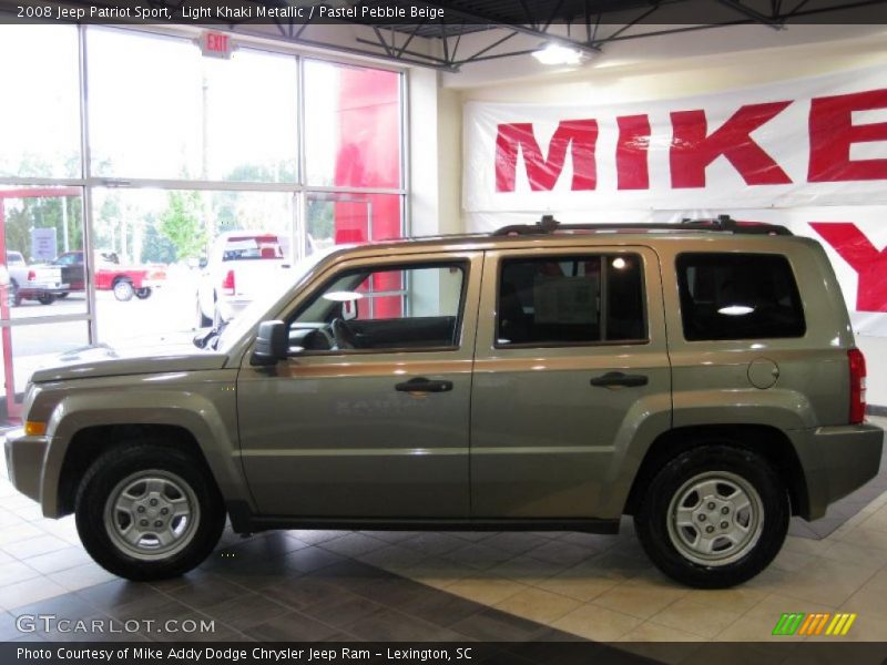 Light Khaki Metallic / Pastel Pebble Beige 2008 Jeep Patriot Sport