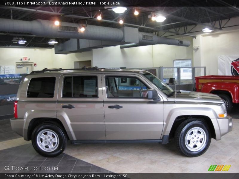 Light Khaki Metallic / Pastel Pebble Beige 2008 Jeep Patriot Sport