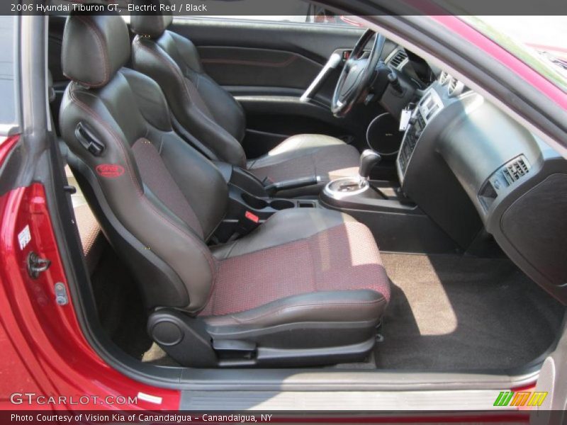 Electric Red / Black 2006 Hyundai Tiburon GT