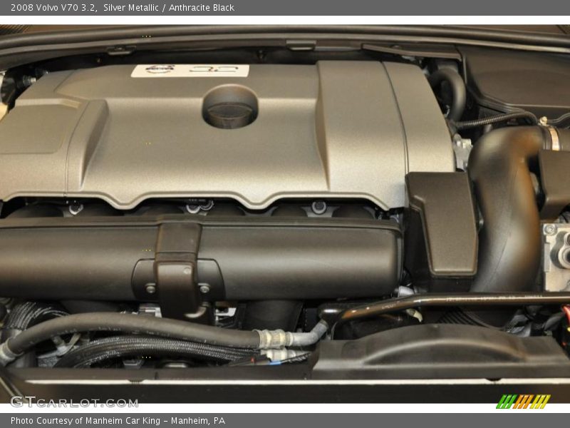 Silver Metallic / Anthracite Black 2008 Volvo V70 3.2