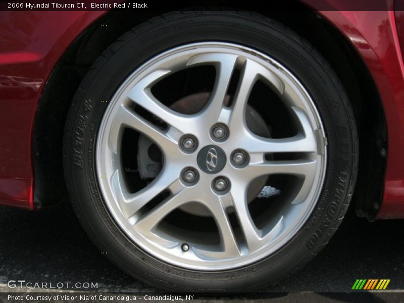 Electric Red / Black 2006 Hyundai Tiburon GT