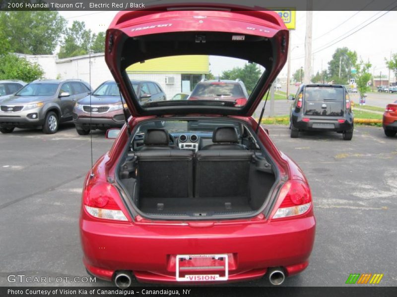 Electric Red / Black 2006 Hyundai Tiburon GT