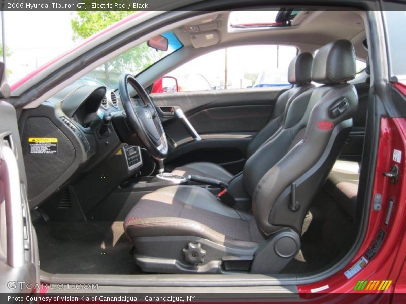 Electric Red / Black 2006 Hyundai Tiburon GT
