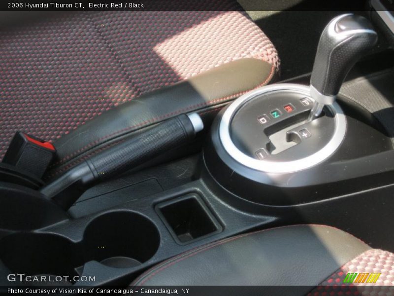 Electric Red / Black 2006 Hyundai Tiburon GT