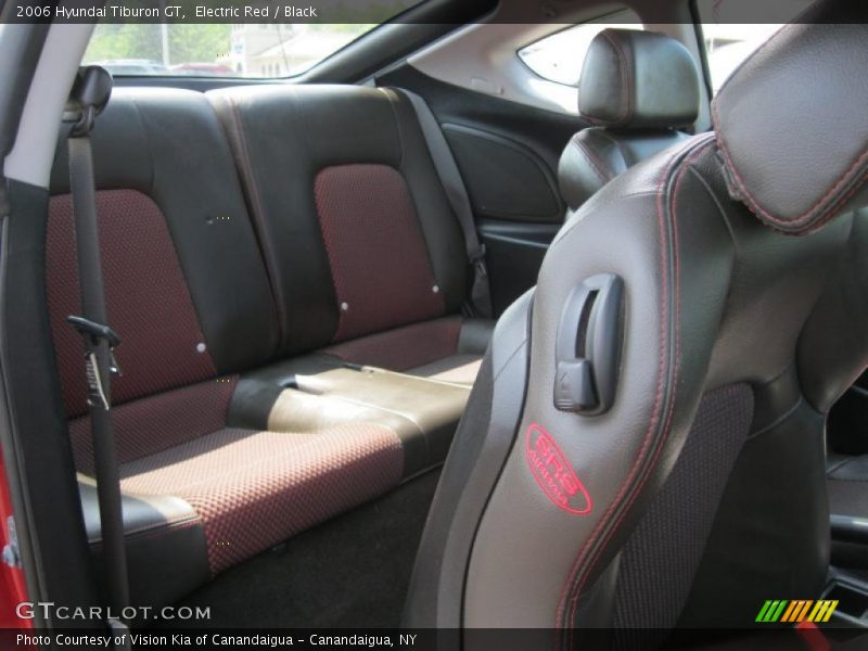 Electric Red / Black 2006 Hyundai Tiburon GT