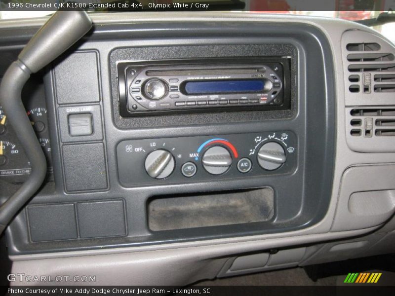Olympic White / Gray 1996 Chevrolet C/K K1500 Extended Cab 4x4