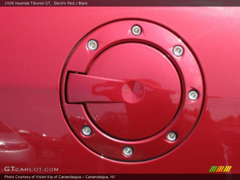 Electric Red / Black 2006 Hyundai Tiburon GT