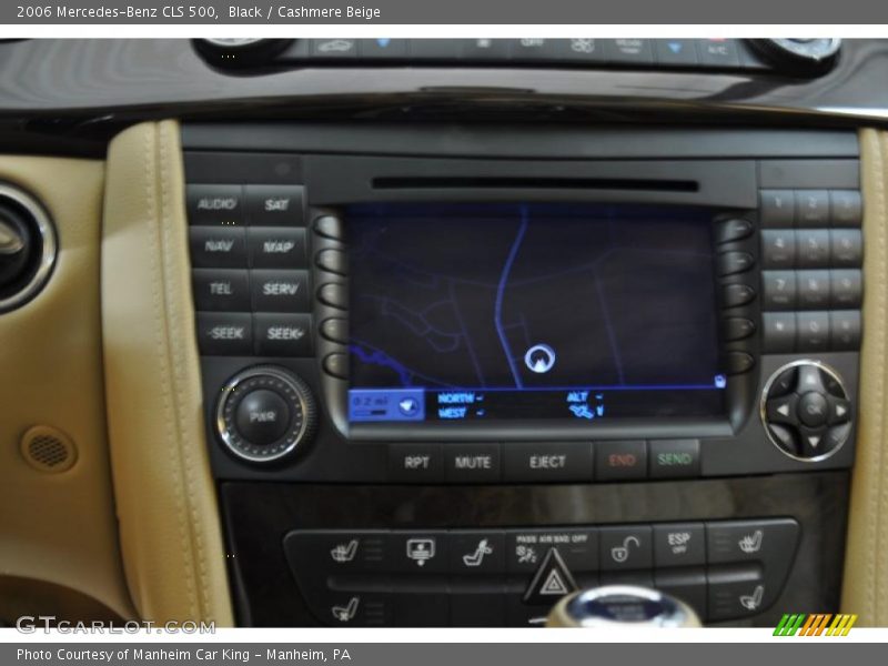 Black / Cashmere Beige 2006 Mercedes-Benz CLS 500