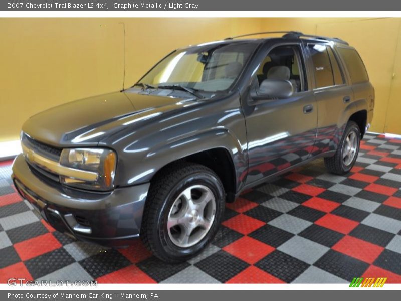 Graphite Metallic / Light Gray 2007 Chevrolet TrailBlazer LS 4x4