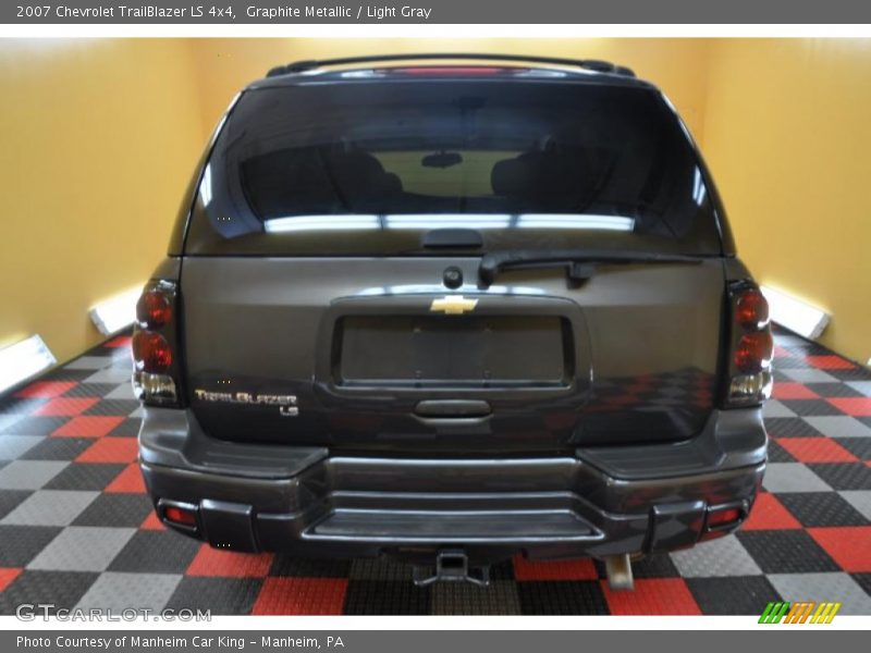 Graphite Metallic / Light Gray 2007 Chevrolet TrailBlazer LS 4x4