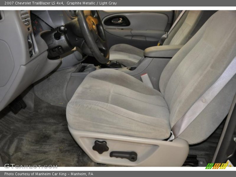 Graphite Metallic / Light Gray 2007 Chevrolet TrailBlazer LS 4x4