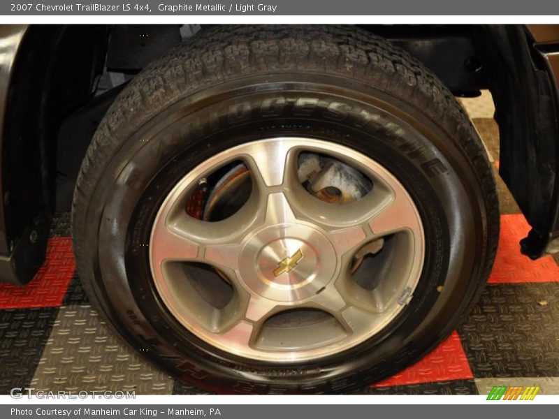 Graphite Metallic / Light Gray 2007 Chevrolet TrailBlazer LS 4x4