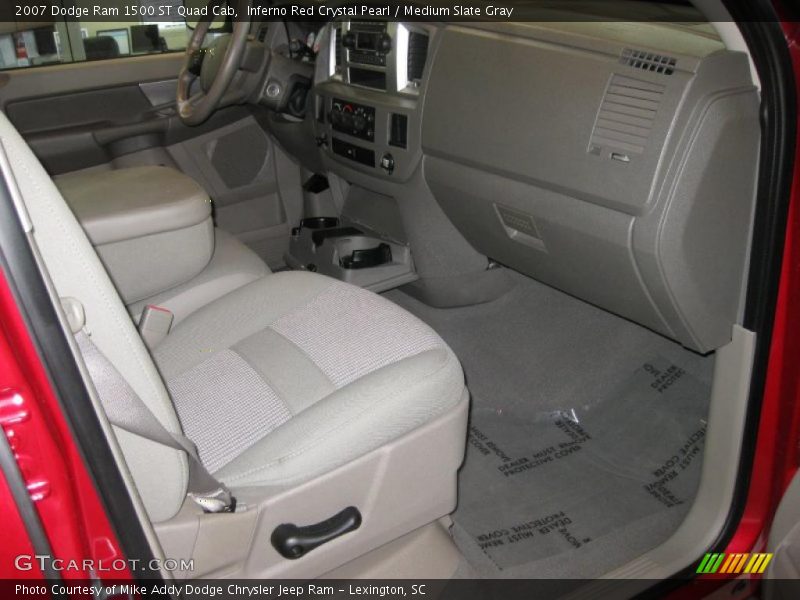 Inferno Red Crystal Pearl / Medium Slate Gray 2007 Dodge Ram 1500 ST Quad Cab