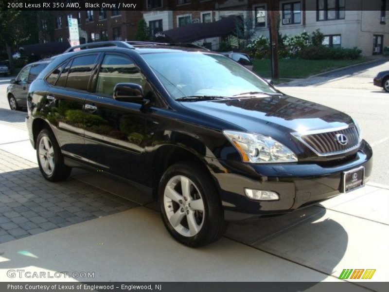 Black Onyx / Ivory 2008 Lexus RX 350 AWD