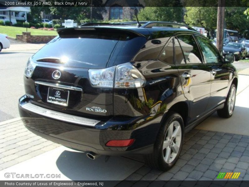 Black Onyx / Ivory 2008 Lexus RX 350 AWD