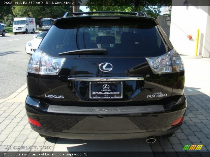 Black Onyx / Ivory 2008 Lexus RX 350 AWD