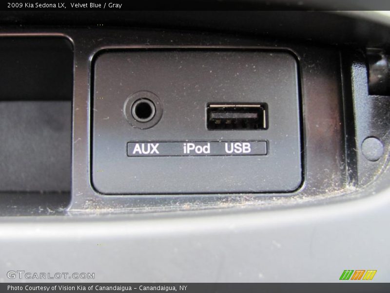 Velvet Blue / Gray 2009 Kia Sedona LX