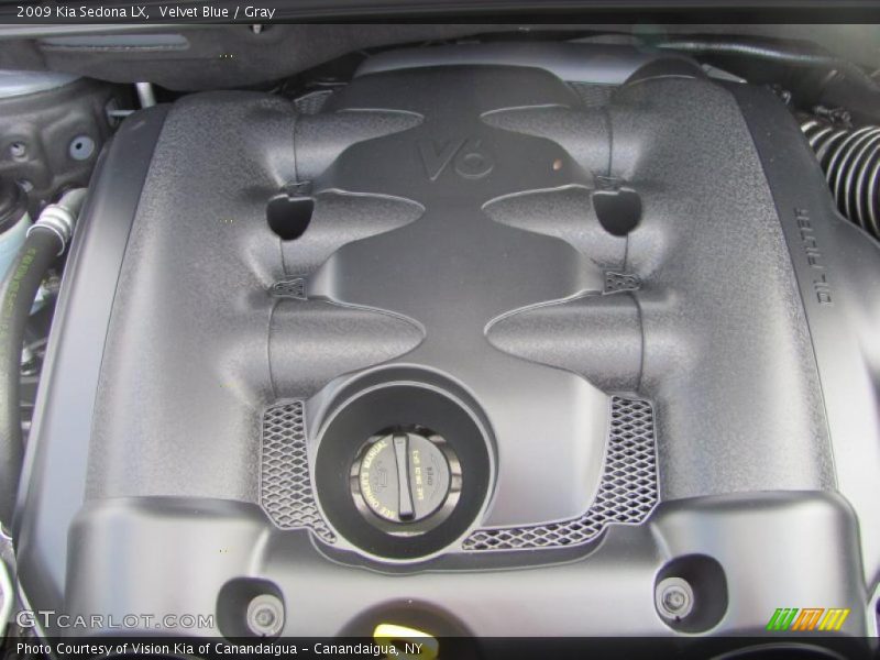 Velvet Blue / Gray 2009 Kia Sedona LX