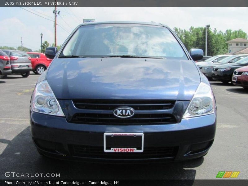 Velvet Blue / Gray 2009 Kia Sedona LX