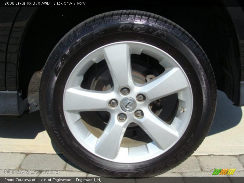 Black Onyx / Ivory 2008 Lexus RX 350 AWD