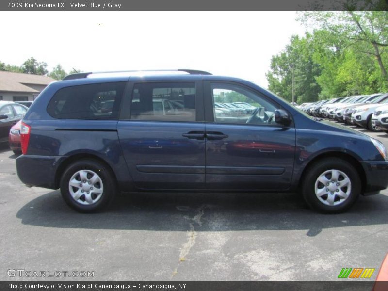 Velvet Blue / Gray 2009 Kia Sedona LX