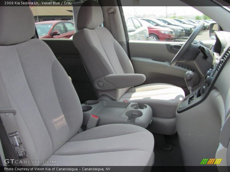 Velvet Blue / Gray 2009 Kia Sedona LX