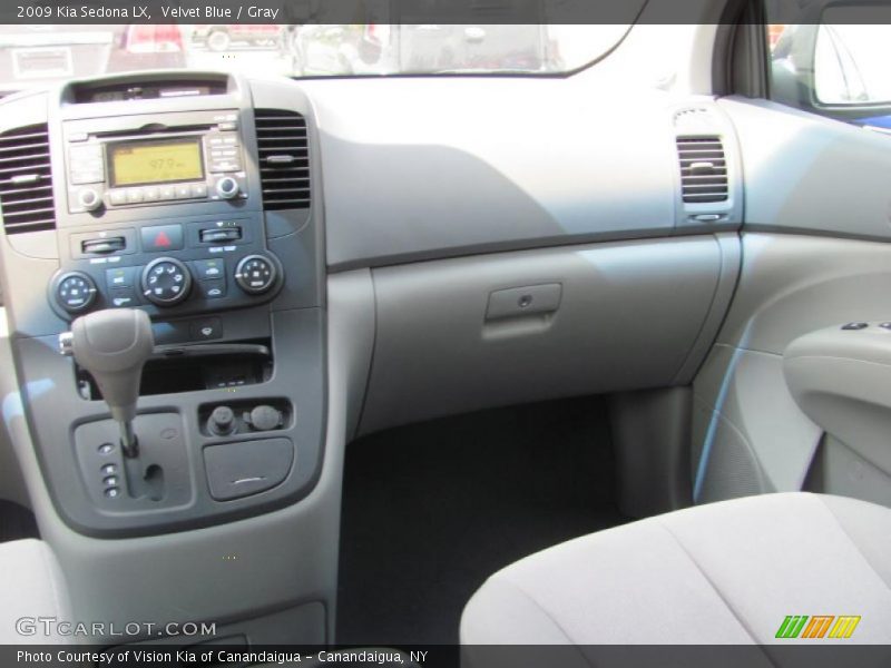 Velvet Blue / Gray 2009 Kia Sedona LX