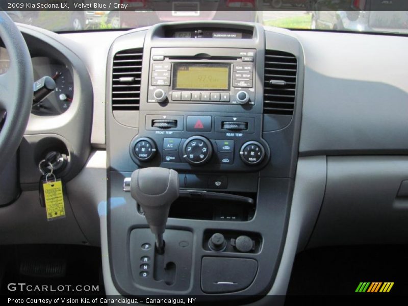 Velvet Blue / Gray 2009 Kia Sedona LX