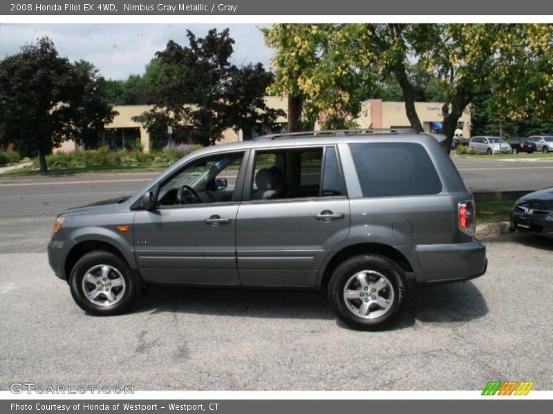 Nimbus Gray Metallic / Gray 2008 Honda Pilot EX 4WD