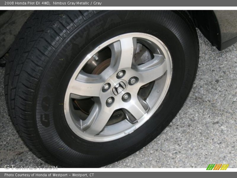 Nimbus Gray Metallic / Gray 2008 Honda Pilot EX 4WD