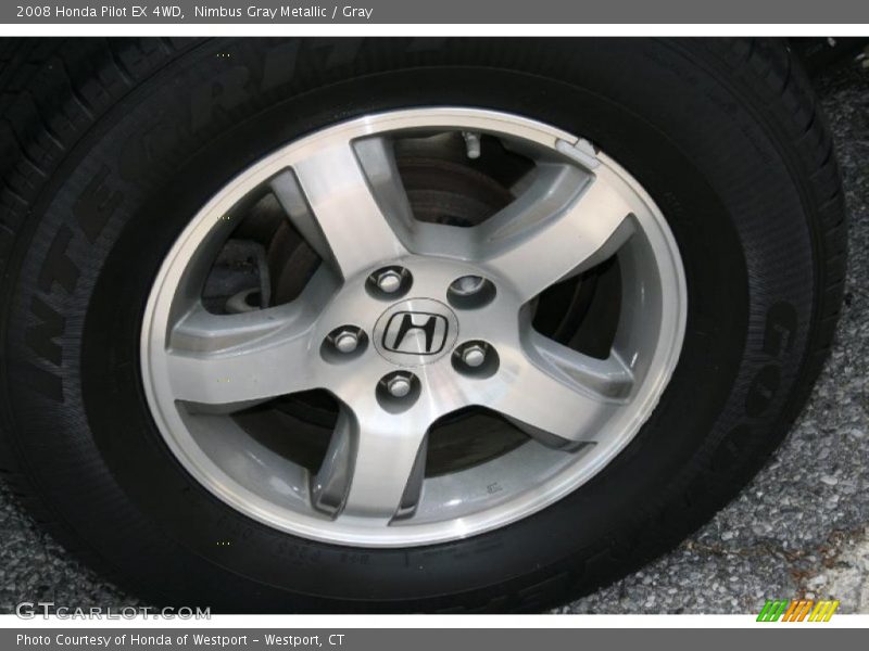 Nimbus Gray Metallic / Gray 2008 Honda Pilot EX 4WD