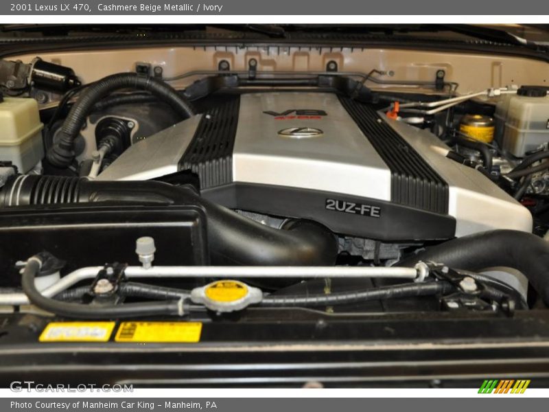 Cashmere Beige Metallic / Ivory 2001 Lexus LX 470