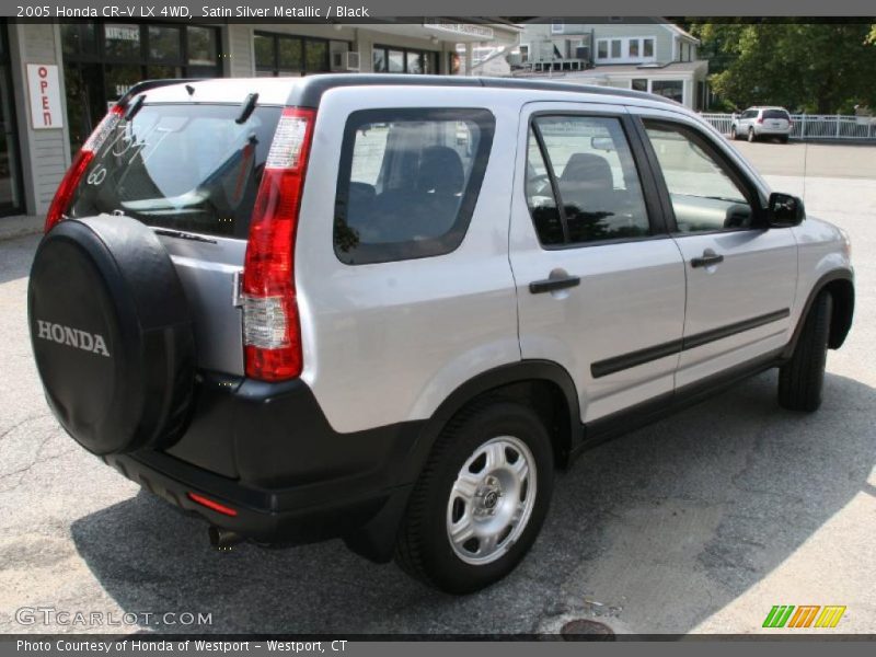 Satin Silver Metallic / Black 2005 Honda CR-V LX 4WD