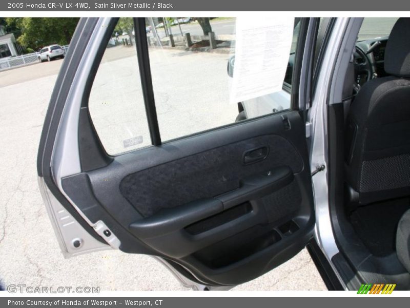Satin Silver Metallic / Black 2005 Honda CR-V LX 4WD