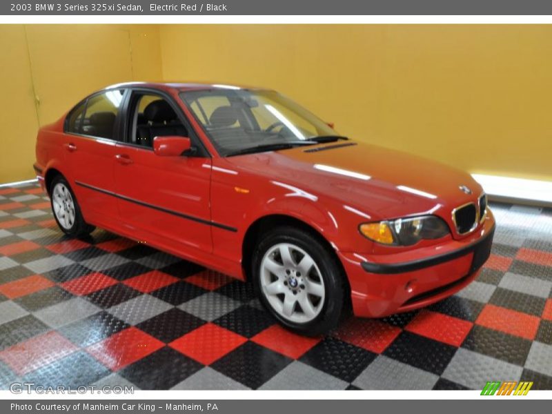 Electric Red / Black 2003 BMW 3 Series 325xi Sedan