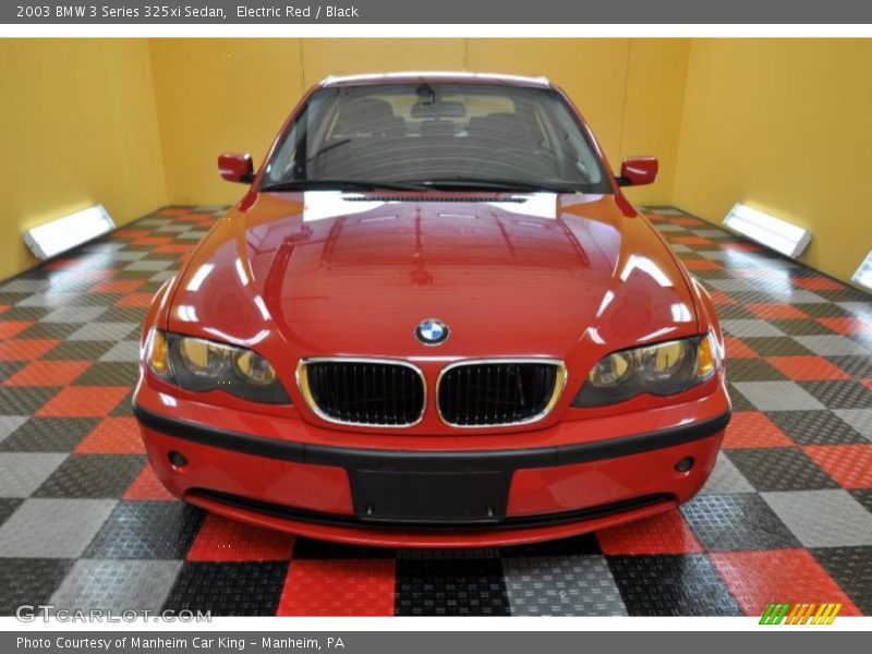 Electric Red / Black 2003 BMW 3 Series 325xi Sedan